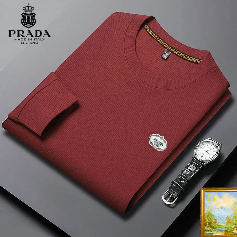 prada sweatshirt manches longues pour homme s_124b704